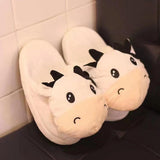 Maxbell Winter Warm Slippers Open Mouth Slip On House Shoes Couples Adults L