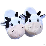 Maxbell Winter Warm Slippers Open Mouth Slip On House Shoes Couples Adults L