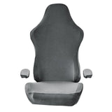 Maxbell Office Chair Slipcover with Arm Rest Covers for Armchair Swivel Chair, Dark Gray