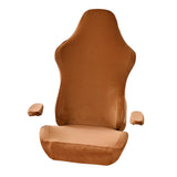 Maxbell Office Chair Slipcover with Arm Rest Covers for Armchair Swivel Chair, Yellow