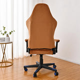 Maxbell Office Chair Slipcover with Arm Rest Covers for Armchair Swivel Chair, Yellow