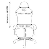Maxbell Office Chair Slipcover with Arm Rest Covers for Armchair Swivel Chair, Yellow