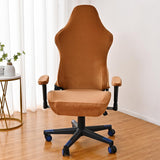 Maxbell Office Chair Slipcover with Arm Rest Covers for Armchair Swivel Chair, Yellow
