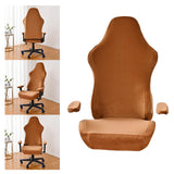Maxbell Office Chair Slipcover with Arm Rest Covers for Armchair Swivel Chair, Yellow