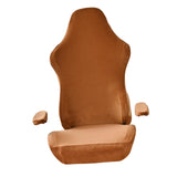 Maxbell Office Chair Slipcover with Arm Rest Covers for Armchair Swivel Chair, Yellow