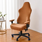 Maxbell Office Chair Slipcover with Arm Rest Covers for Armchair Swivel Chair, Yellow