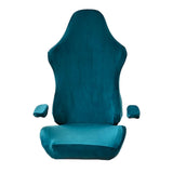 Maxbell Office Chair Slipcover with Arm Rest Covers for Armchair Swivel Chair, Blue
