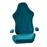 Maxbell Office Chair Slipcover with Arm Rest Covers for Armchair Swivel Chair, Blue
