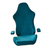 Maxbell Office Chair Slipcover with Arm Rest Covers for Armchair Swivel Chair, Blue