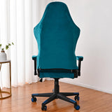 Maxbell Office Chair Slipcover with Arm Rest Covers for Armchair Swivel Chair, Blue