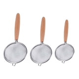 Maxbell Kitchen Stainless Steel Fine Mesh Strainers Professional Cooking Tool Sturdy S