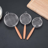 Maxbell Kitchen Stainless Steel Fine Mesh Strainers Professional Cooking Tool Sturdy S