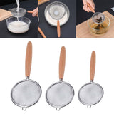 Maxbell Kitchen Stainless Steel Fine Mesh Strainers Professional Cooking Tool Sturdy S