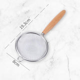 Maxbell Kitchen Stainless Steel Fine Mesh Strainers Professional Cooking Tool Sturdy M