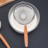 Maxbell Kitchen Stainless Steel Fine Mesh Strainers Professional Cooking Tool Sturdy L