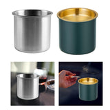 Maxbell Large Ashtray Stainless Steel Easy Clean for Smokers Bar House Decorations Silver