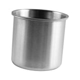 Maxbell Large Ashtray Stainless Steel Easy Clean for Smokers Bar House Decorations Silver