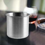 Maxbell Large Ashtray Stainless Steel Easy Clean for Smokers Bar House Decorations Silver