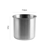 Maxbell Large Ashtray Stainless Steel Easy Clean for Smokers Bar House Decorations Silver