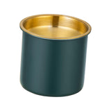 Maxbell Large Ashtray Stainless Steel Easy Clean for Smokers Bar House Decorations Green