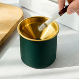 Maxbell Large Ashtray Stainless Steel Easy Clean for Smokers Bar House Decorations Green