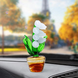 Maxbell Lily of The Valley Desktop Decoration Oranment Glass Creative for Office