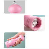Maxbell Manual Pepper or Salt Grinder Ceramic Grinding Core Refillable Adjustable Pink