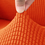Maxbell Replacement Couch Cushion Cover Washable One Seat for Living Room Chaise Orange