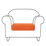 Maxbell Replacement Couch Cushion Cover Washable One Seat for Living Room Chaise Orange