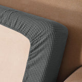 Maxbell Replacement Couch Cushion Cover Washable One Seat for Living Room Chaise Dark Grey