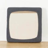 Maxbell Replacement Couch Cushion Cover Washable One Seat for Living Room Chaise Dark Grey