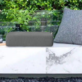 Maxbell Replacement Couch Cushion Cover Washable One Seat for Living Room Chaise Dark Grey