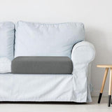 Maxbell Replacement Couch Cushion Cover Washable One Seat for Living Room Chaise Dark Grey