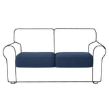 Maxbell Replacement Couch Cushion Cover Washable One Seat for Living Room Chaise Navy Blue
