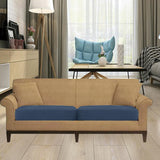 Maxbell Replacement Couch Cushion Cover Washable One Seat for Living Room Chaise Navy Blue