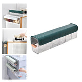 Maxbell Underwear Sock Storage Box Hanging Portable 6 Grids for Belts Bra Ties Blue