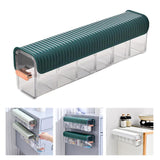 Maxbell Underwear Sock Storage Box Hanging Portable 6 Grids for Belts Bra Ties Blue