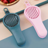 Maxbell Fruits Slicer Kitchen Accessories Egg Cutter for Red Dates Mushroom Egg Green