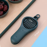Maxbell Fruits Slicer Kitchen Accessories Egg Cutter for Red Dates Mushroom Egg Green