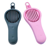 Maxbell Fruits Slicer Kitchen Accessories Egg Cutter for Red Dates Mushroom Egg Green