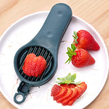 Maxbell Fruits Slicer Kitchen Accessories Egg Cutter for Red Dates Mushroom Egg Green