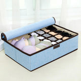 Maxbell Drawer Underwear Bra Organizer Sock Storage Box with Lid Rectangular Durable