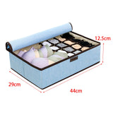 Maxbell Drawer Underwear Bra Organizer Sock Storage Box with Lid Rectangular Durable