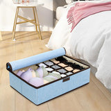 Maxbell Drawer Underwear Bra Organizer Sock Storage Box with Lid Rectangular Durable