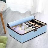 Maxbell Drawer Underwear Bra Organizer Sock Storage Box with Lid Rectangular Durable