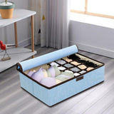 Maxbell Drawer Underwear Bra Organizer Sock Storage Box with Lid Rectangular Durable