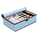 Maxbell Drawer Underwear Bra Organizer Sock Storage Box with Lid Rectangular Durable