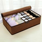 Maxbell Drawer Underwear Bra Organizer Sock Storage Box with Lid Rectangular Durable