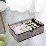 Maxbell Drawer Underwear Bra Organizer Sock Storage Box with Lid Rectangular Durable