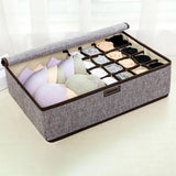 Maxbell Drawer Underwear Bra Organizer Sock Storage Box with Lid Rectangular Durable